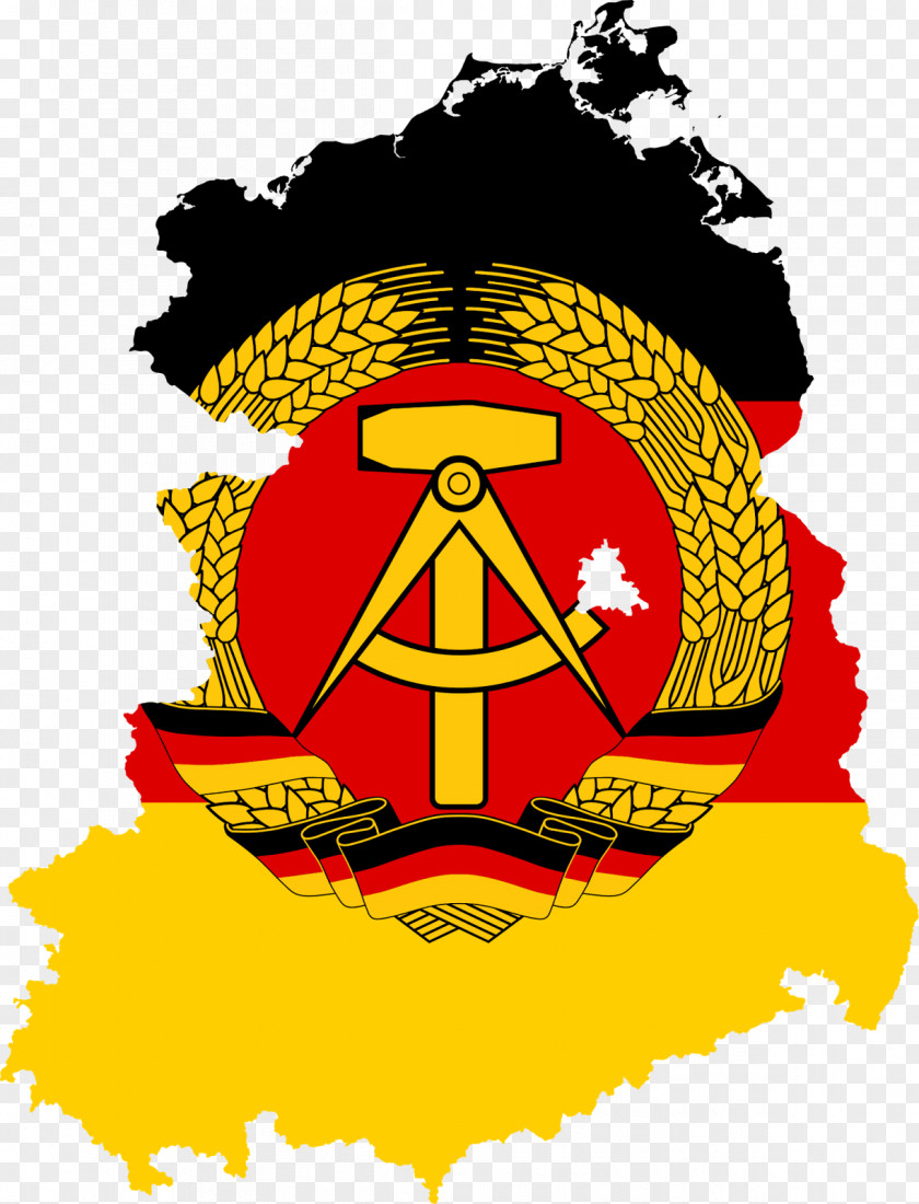 Cold War Berlin Map East Germany West German Reunification Flag Of PNG