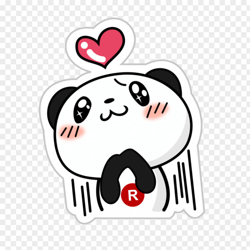 Sticker Giant Panda Rakuten Wall Decal Telegram PNG