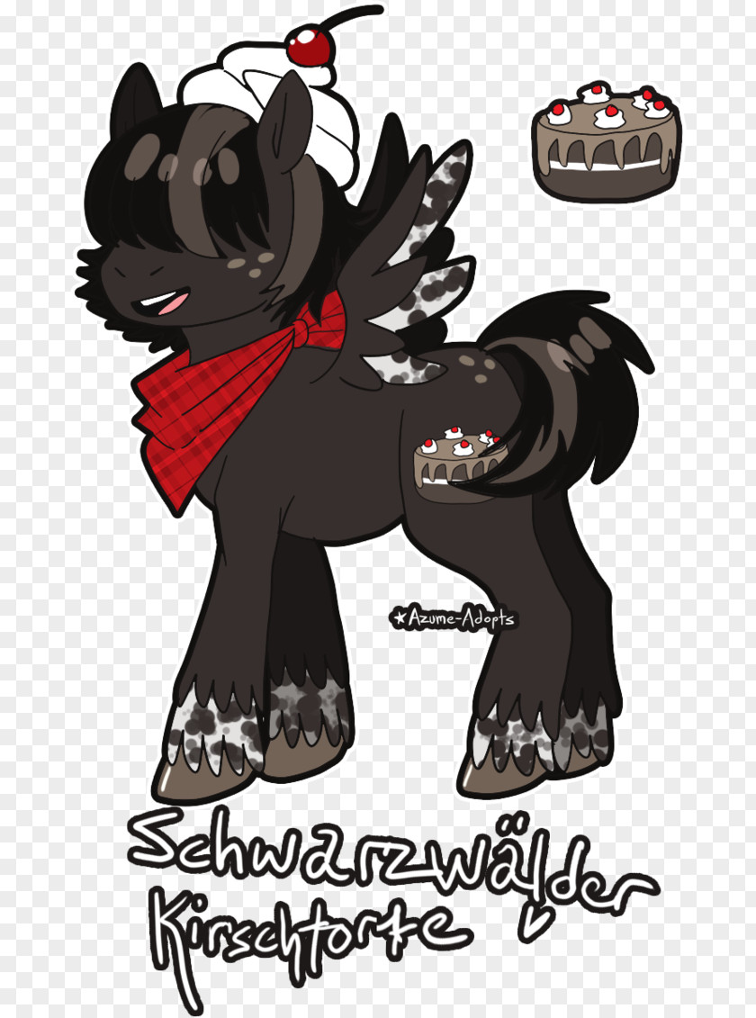 Black Forest Gateau Dog Horse Cat Legendary Creature PNG