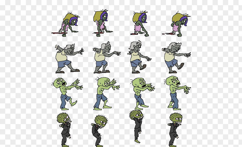 Character Walking Sprite Zombies Ate My Neighbors Animation Computer Software PNG