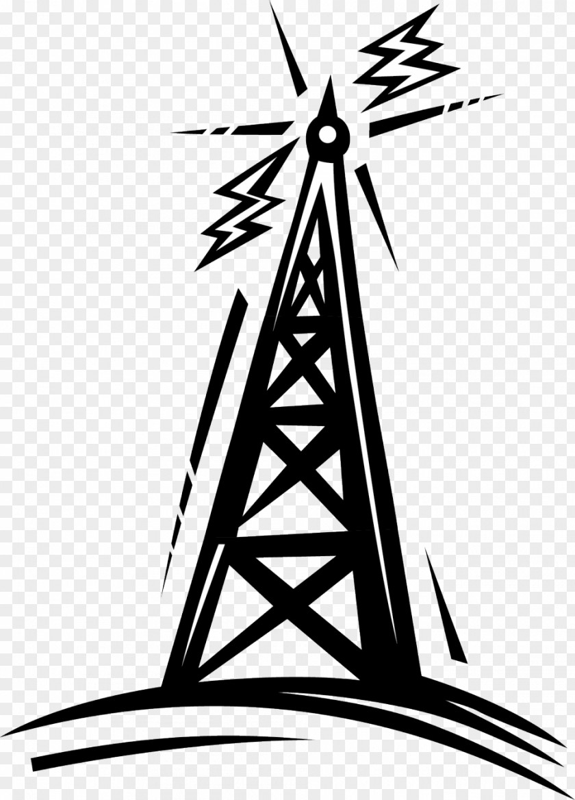 Radio Antenna Cliparts Telecommunications Tower Cartoon Clip Art PNG
