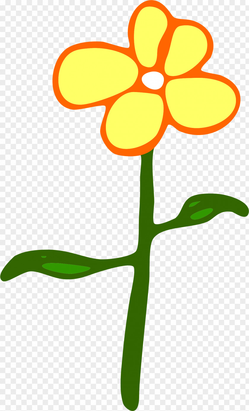 Cartoon Flowers Flower Yellow Clip Art PNG