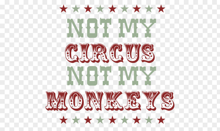 Circus Monkey Christmas Tree PNG