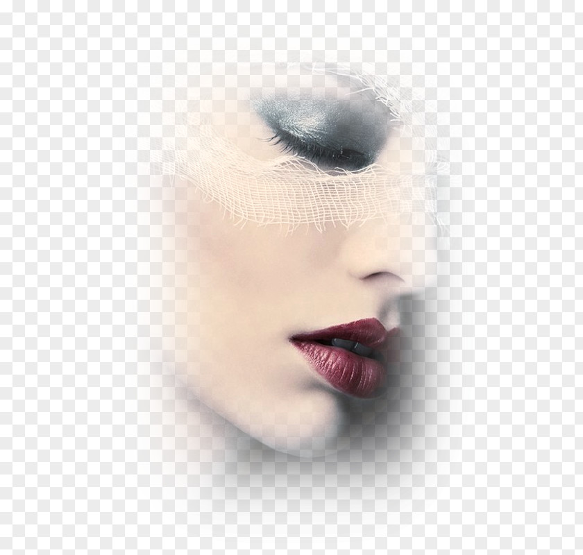 Face Portrait Woman Eyebrow Eyelash Extensions PNG
