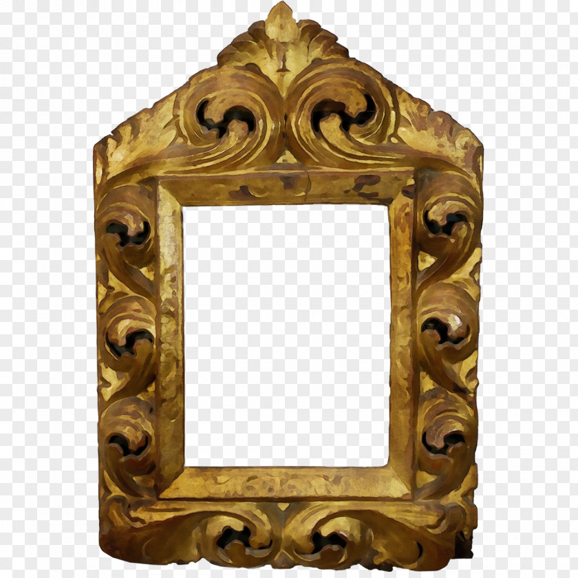 Metal Ornament Picture Frame PNG