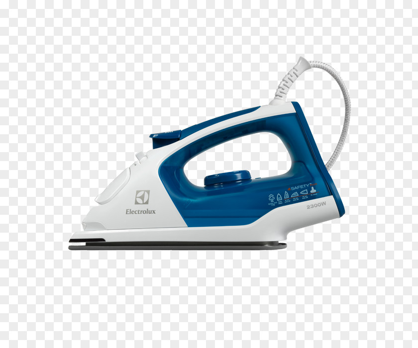 Steam Iron With Auto Shut-offSole Plate: GLISSIUM2300 WClear Blue Electrolux EDB5220 ElectroluxSteam Generator Model EDBS7135, Blue/WhiteOthers Clothes 4Safety Plus PNG