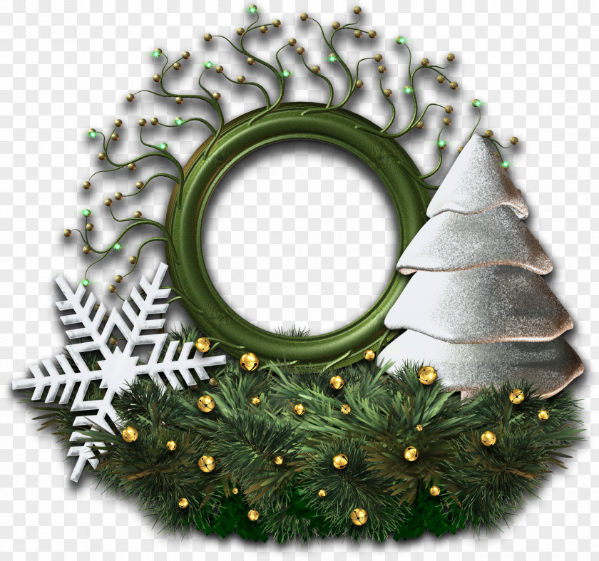 Christmas Ornament Picture Frames Clip Art PNG