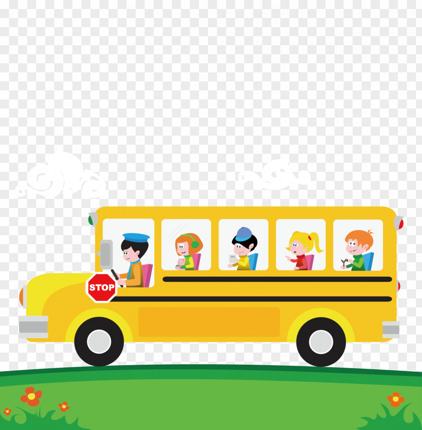 Field Trips School Bus Cartoon Clip Art PNG