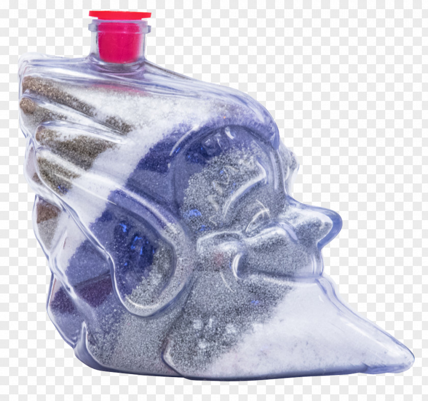 Glass Bottle Cobalt Blue PNG
