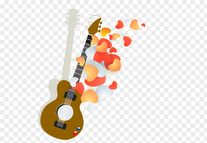 Acoustic Guitar Musical Instruments Drawing PNG