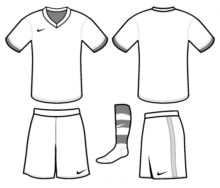 Blank Soccer Jersey Template T-shirt Kit Football PNG