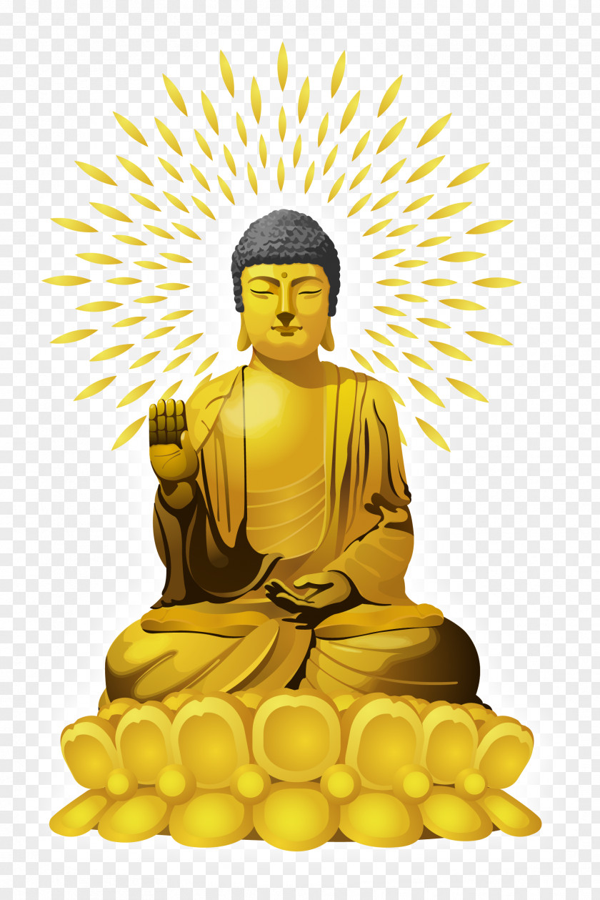 Buddha Foguangpuzhao Vector Gautama Golden Journey To The West Buddharupa Buddhahood PNG