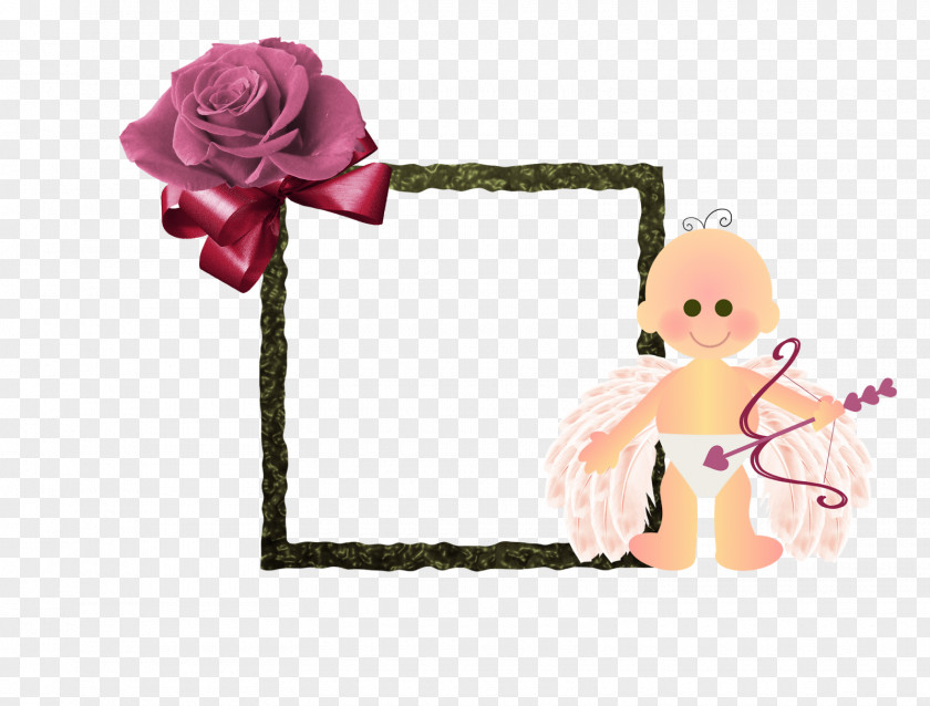 Valentine Frame Picture Material Petal Rosaceae Rose Character Fiction PNG