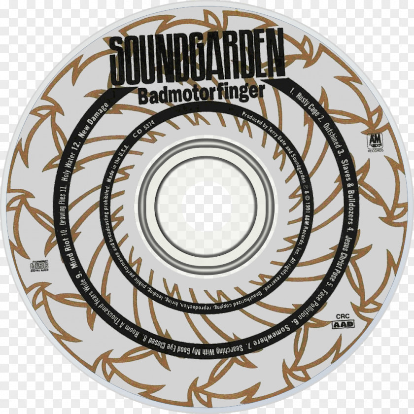 Car Badmotorfinger Soundgarden Louder Than Love Compact Disc Phonograph Record PNG