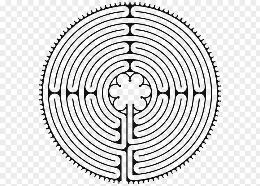 Chartres Cathedral Labyrinth Middle Ages Maze PNG