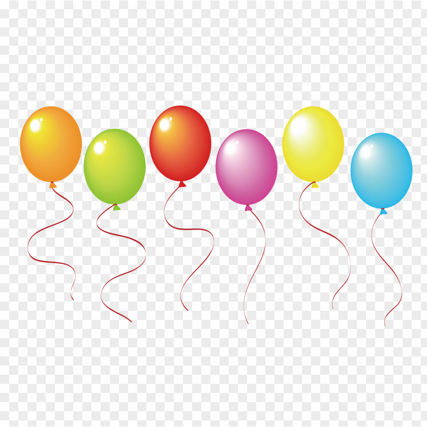 Color Vector Colorful Balloons Balloon Party Greeting Card Clip Art PNG