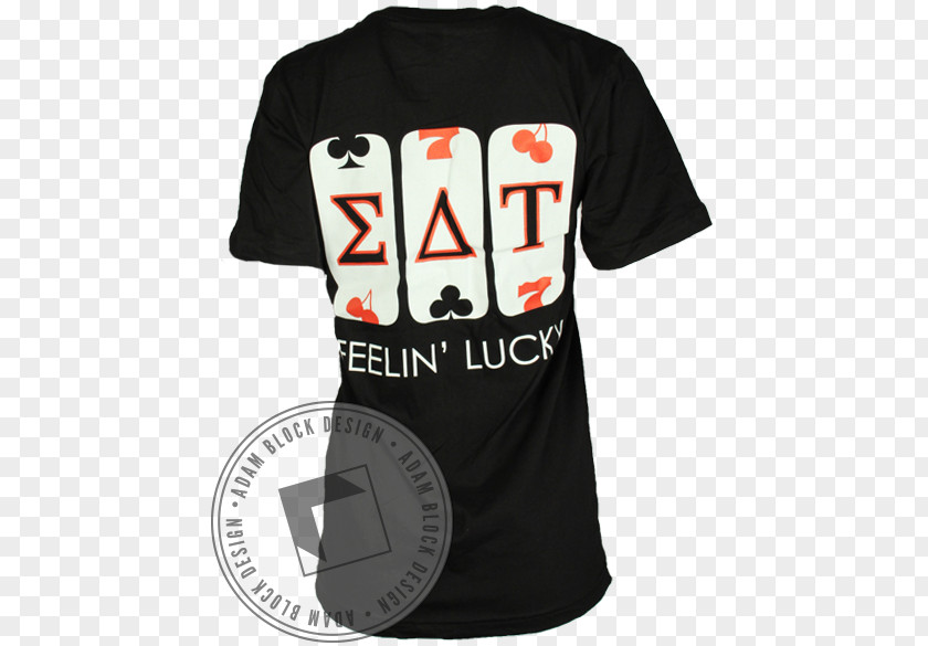 Delta Lucky Block T-shirt Logo Sleeve Font PNG