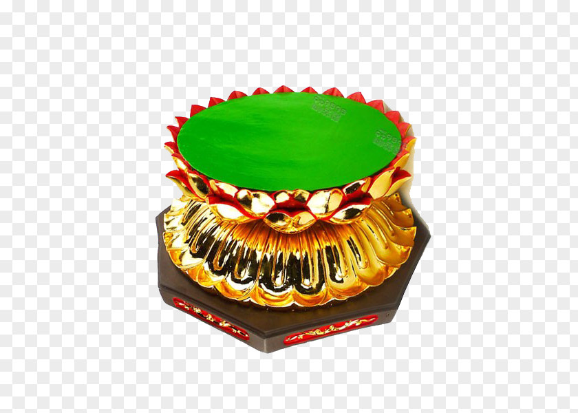 Gold And Green Lotus Flower Products In Kind Promotion Gratis PNG