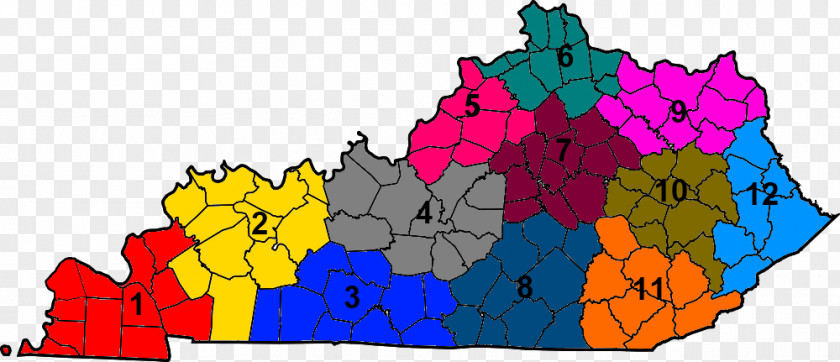 Map Grant County, Kentucky Transportation Cabinet World Kentucky's Congressional Districts PNG