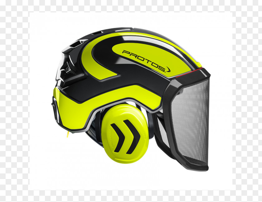 Motorcycle Helmets Arborist Yellow Chainsaw Safety Clothing PNG
