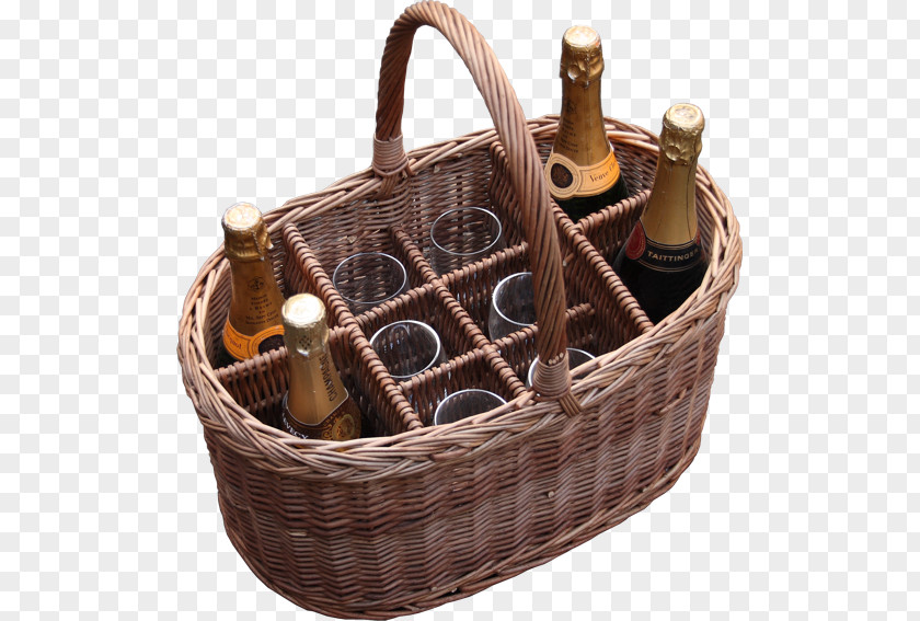 Picnic Basket Wine Baskets Hamper Drink PNG