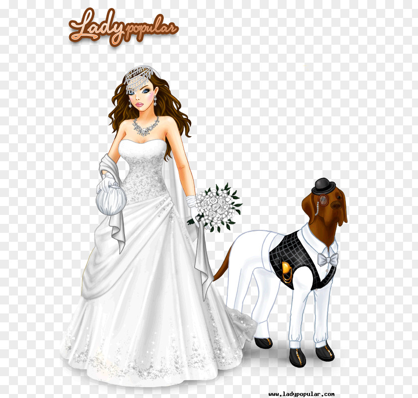 Bride Wedding Dress Lady Popular Gown PNG