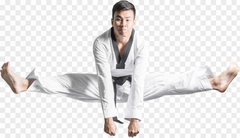Karate Dobok Flying Kick Taekwondo PNG