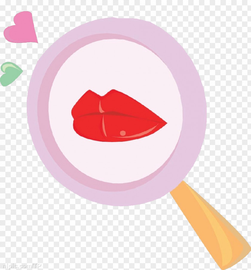 Kiss Lips Magnifying Glass Lip Euclidean Vector PNG