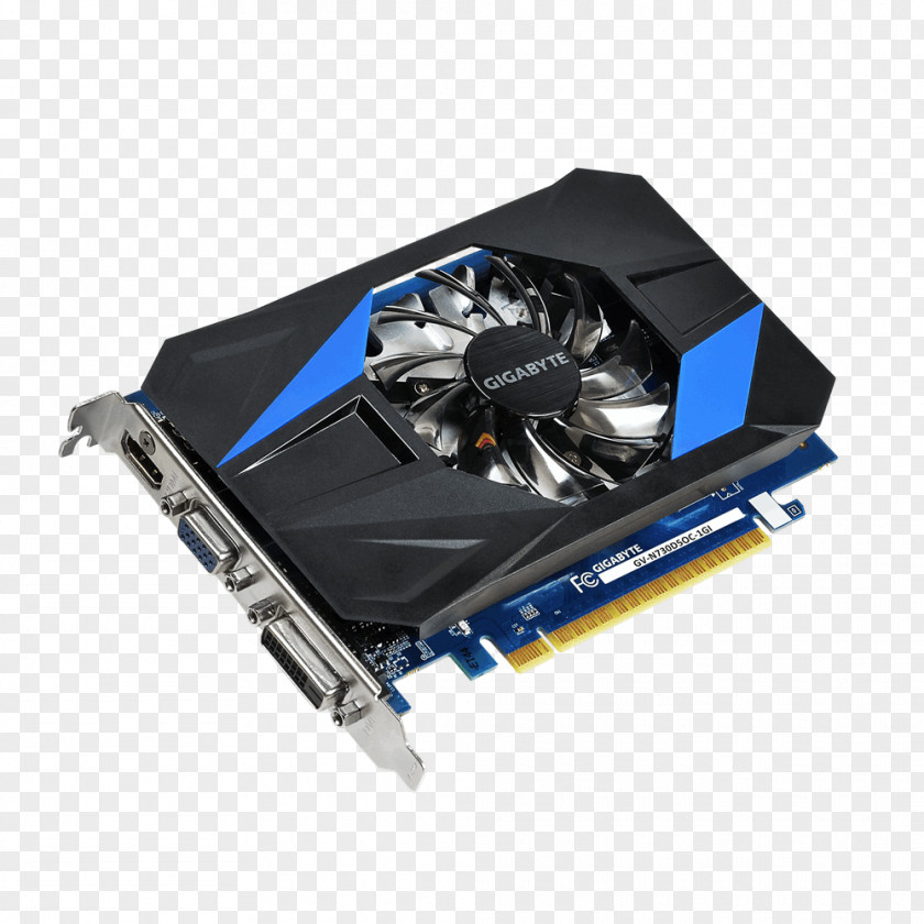Low Profile Graphics Cards & Video Adapters NVIDIA GeForce GT 730 GDDR5 SDRAM Gigabyte Technology PNG