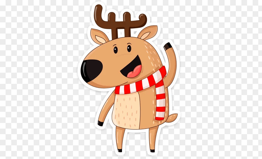 Reindeer Clip Art Moose Sticker PNG