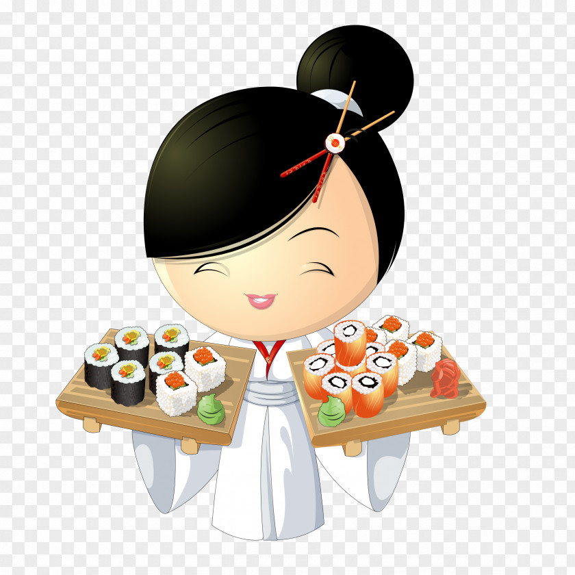 Cartoon Sushi Royalty-free Stock Photography PNG