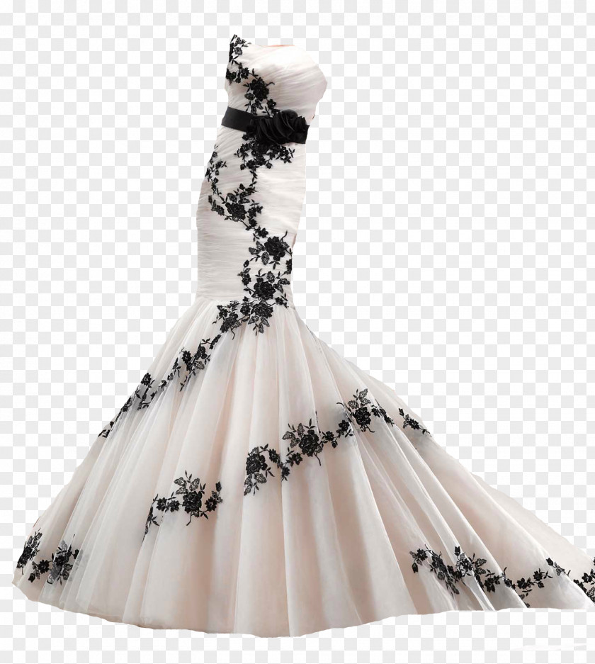 Dress Wedding Lace Ball Gown White PNG