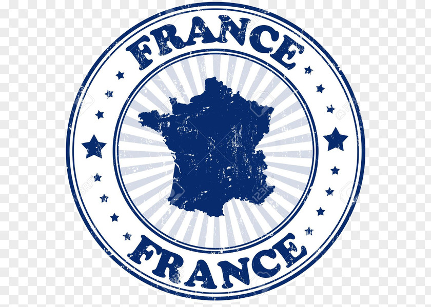 France Passport Stamp Rubber PNG