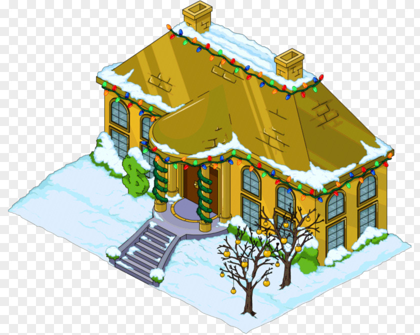 Simpsons Donut The Simpsons: Tapped Out Game House Christmas PNG