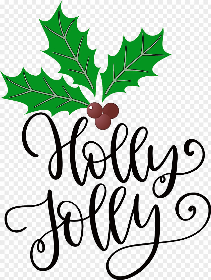 Holly Jolly Christmas PNG