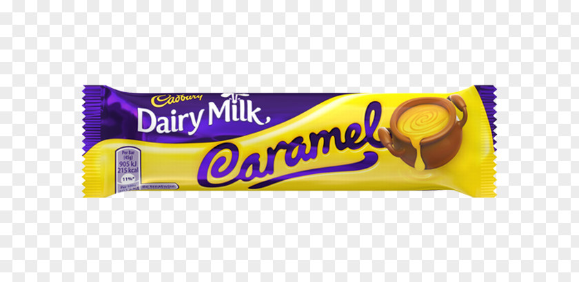 MILK CARAMEL Chocolate Bar Cadbury Dairy Milk Caramel PNG