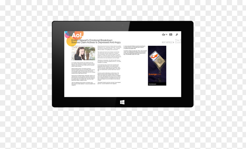Aol Search Display Device Advertising Multimedia Brand PNG