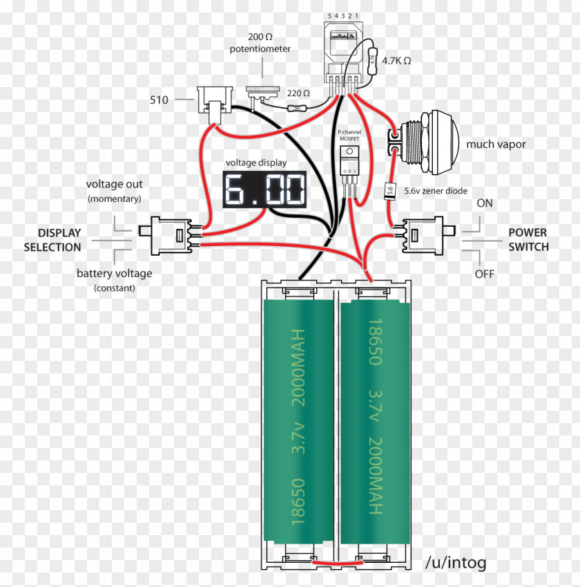 Box Illustration Wiring Diagram MOSFET Electrical Wires & Cable Fuse PNG