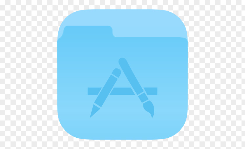 Folder Apps Blue Turquoise Angle Sky Aqua PNG