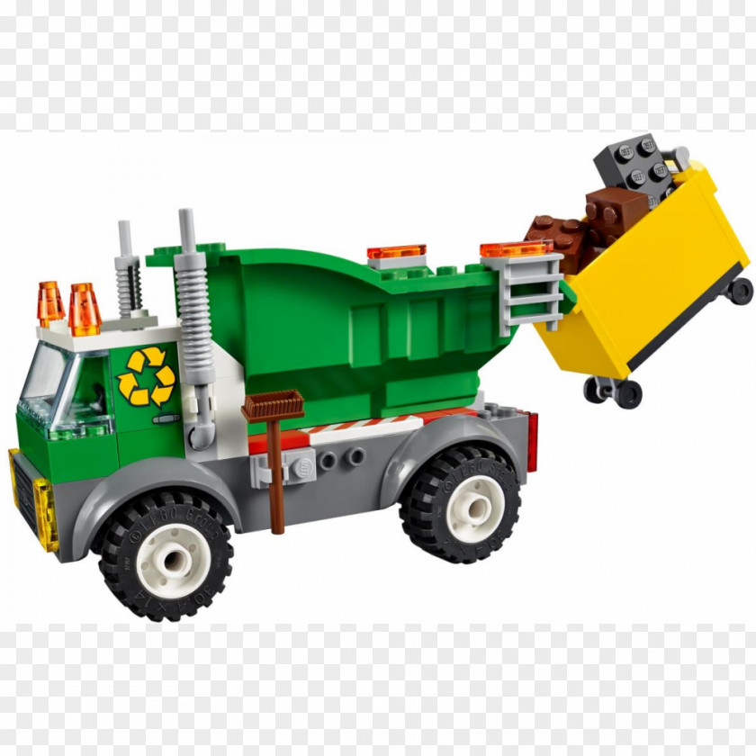 Garbage Truck LEGO Juniors Toy Construction Set PNG