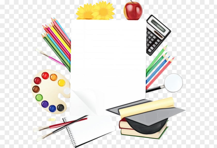 Writing Implement Stationery Poster Background PNG