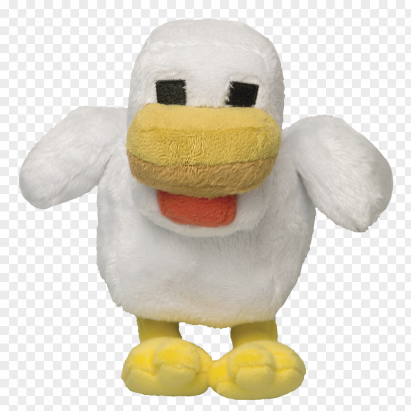 Minecraft Chicken Plush Stuffed Animals & Cuddly Toys Video Game PNG