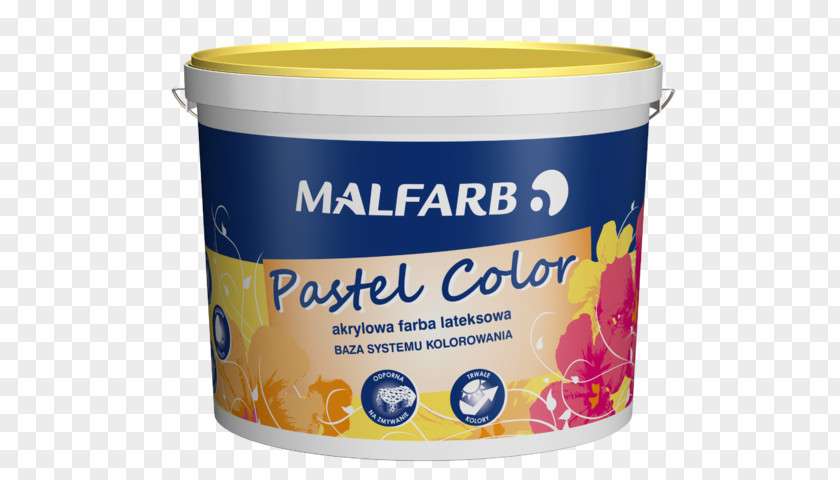Pastel Color Paint Farba Lateksowa Material PNG
