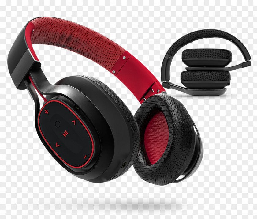 Vivid Red Sports Car Headphones Headset WirelessHD Audio PNG