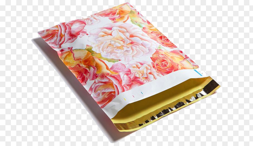 Watercolor Blossom Envelope FedEx Plastic Bag Business PNG