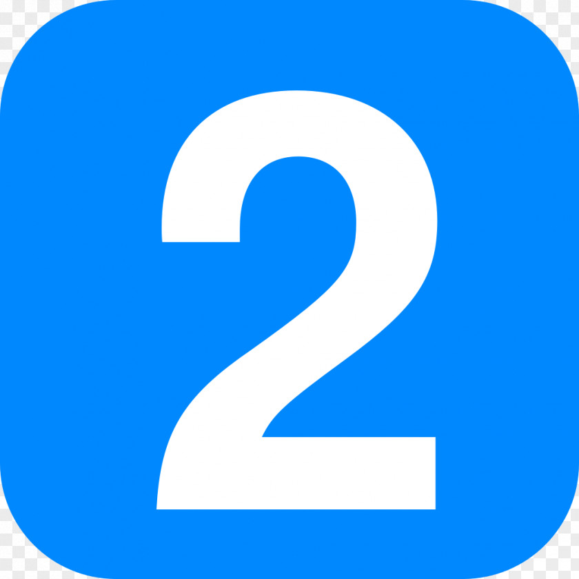 1 Blue Number Clip Art PNG