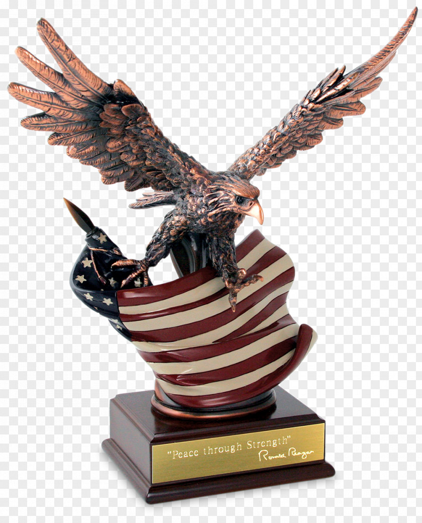 Eagle Viking Awards Corporation Statue Gift Commemorative Plaque PNG