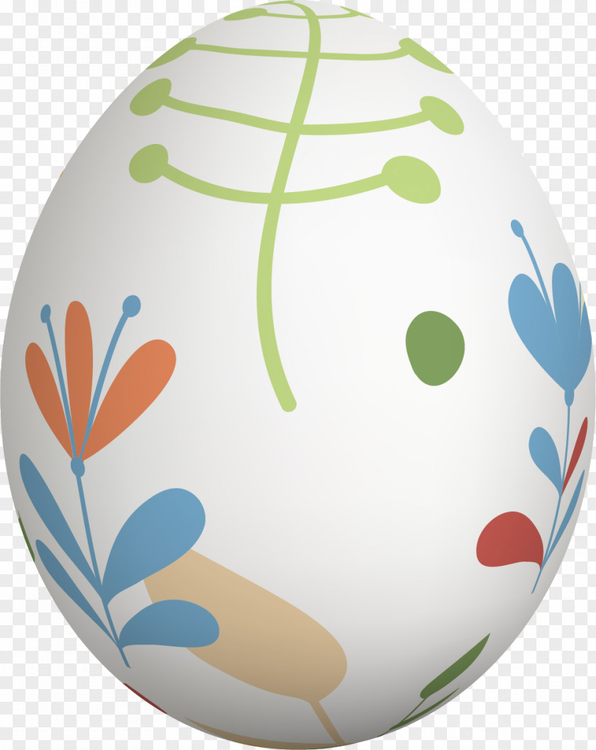 Hand Painted White Eggs Easter Bunny Egg PNG