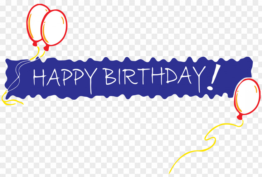 Happy Birthday Cake Banner Clip Art PNG