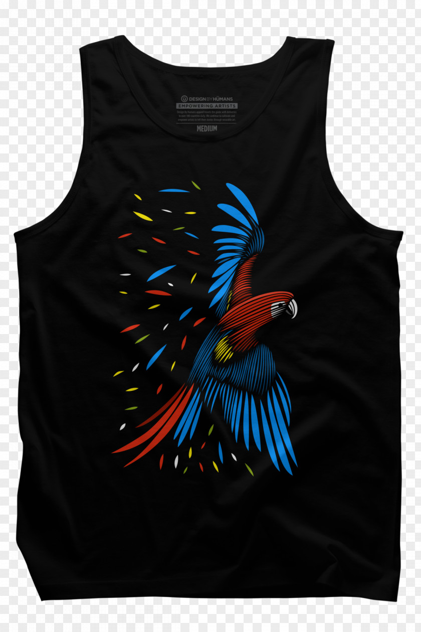 Macaw T-shirt Sleeveless Shirt Gilets Font PNG